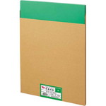 収納しやすい箱入り色画用紙　四つ切　緑　１００枚