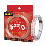 スコッチ超透明テープＳ　幅１２ｍｍ×長さ３５ｍ個箱