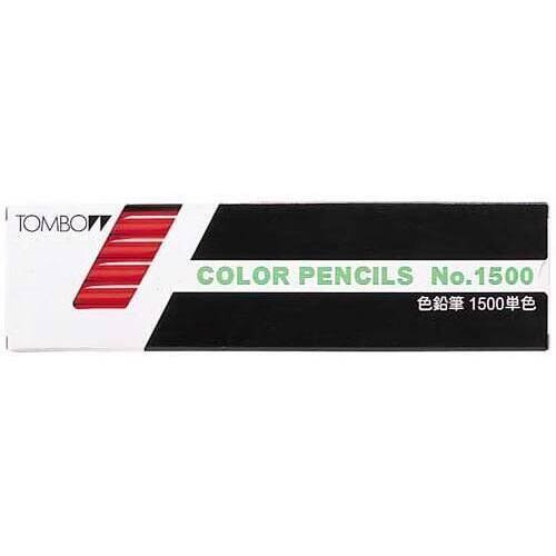 色鉛筆　１５００　あか　１２本入
