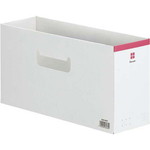 ローライズファイルボックス　Ａ４横ピンク
