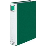 チューブファイル　エコツインＲ　緑　Ａ４　縦　背幅６５ｍｍ３冊