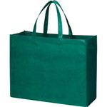 不織布バッグ　グリーン　Ｌ　５枚×２０