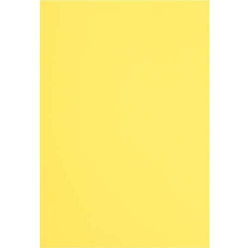 色画用紙　四つ切　黄　１セット（５枚×２０入）