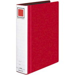 チューブファイル　エコツインＲ赤Ａ４縦背幅６５ｍｍ