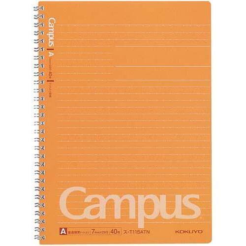 キャンパスリング　セミＢ５ドット罫Ａ罫４０枚&times;１０