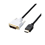 ＨＤＭＩ－ＤＶＩ変換ケーブル／１ｍ／ブラック　ＤＨ－ＨＴＤ１０ＢＫ　■２営業日内届