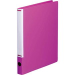 マニュアルリングファイル　背幅３２ｍｍＡ４縦　赤紫　１０冊