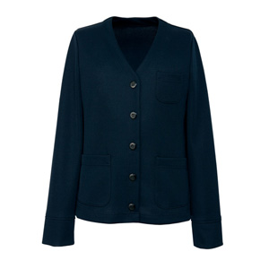 カーディガンジャケット　ネイビー