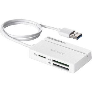 ＵＳＢ３．０　マルチカードリーダー　スタンダード　ホワイト　ＢＳＣＲ１００Ｕ３ＷＨ　■お取り寄せ品