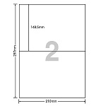 ＯＡマルチタック　Ａ４　２面　Ｗ２１０㎜×Ｈ１４８．５㎜