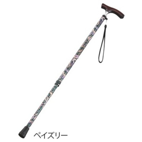 伸縮杖（スリムネックタイプ）　ペイズリー（女性用）　Ｂ０５９－６０８ＳＤ－６７７　８－６９６１－０２