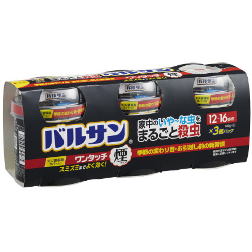 バルサン　ワンタッチ煙４０ｇ&times;３　１２－１６畳用