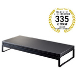 机上台　引出し付　　幅５９０ｍｍ　マットブラック