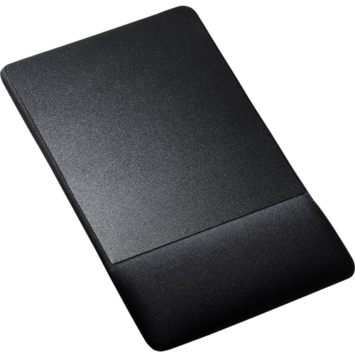 リストレスト付きマウスパッド（布素材、高さ標準、ブラック）　ＭＰＤ－ＧＥＬＮＮＢＫ　■お取り寄せ品