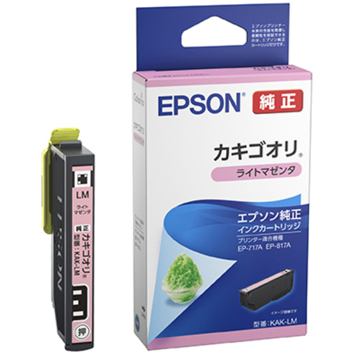 カラリオプリンター用　インクカートリッジ／カキゴオリ（ライトマゼンタ）　ＫＡＫ－ＬＭ　■お取り寄せ品
