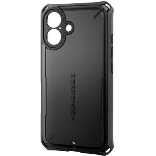 ｉＰｈｏｎｅ　１６／ハイブリッドケース／ＺＥＲＯＳＨＯＣＫ　Ｓｏｌｉｄ／極限保護／ブラック　■２営業日内届