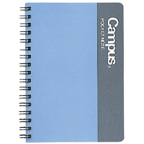 キャンパスツインリングポケットノート　Ａ６　５０枚