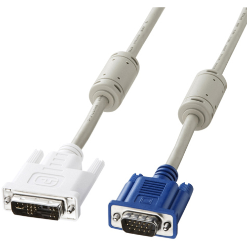 ＤＶＩケーブル（アナログ・１ｍ）　ＫＣ－ＤＶＩ－ＨＤ１Ｋ３　■お取り寄せ品