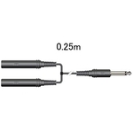 標準ジャックＸ２－標準プラグ（０．２５Ｍ）　ＣＮ－２３５Ａ　■お取り寄せ品