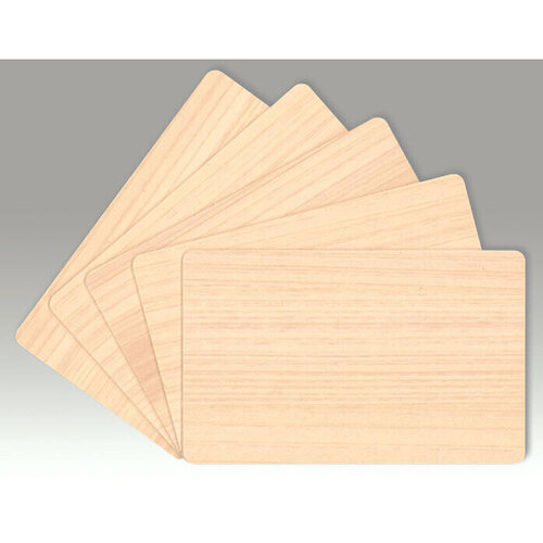木のカード：５００枚セット　ＷｏｏｄｅｎＣａｒｄ－５００　■お取り寄せ品