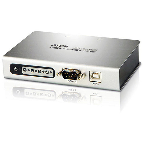 ４ポート　ＵＳＢ　ｔｏ　シリアル　ＲＳ－２３２　コンバータ　ＵＣ２３２４　■お取り寄せ品