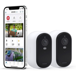 アーロ（Ａｒｌｏ）　Ｅｓｓｅｎｔｉａｌ　２Ｋ　屋外用　セキュリティカメラ　（第２世代）【２個セット】　■お取り寄せ品