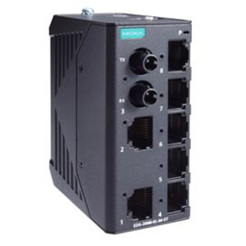 ８ポート　エントリータイプ　アンマネージドイーサネットスイッチ　メタル筐体　マルチモード　ＳＴコネクタ　■お取り寄せ品