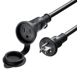 防雨型電源延長コード（１個口・５ｍ）　ＴＡＰ－ＥＸ３５Ｂ－５　■お取り寄せ品