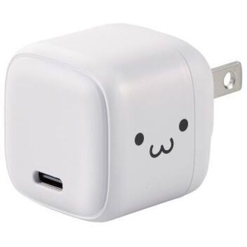 ＡＣ充電器／ＵＳＢ　ＰＤ／２０Ｗ／ＵＳＢ－Ｃｘ１／しろちゃん　ＭＰＡ－ＡＣＣＰ７３２０ＷＦ　■お取り寄せ品