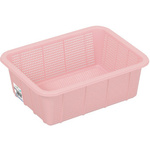 アシスト抗菌角ざる　深３型　ピンク　【お取り寄せ品】１４営業日以内届