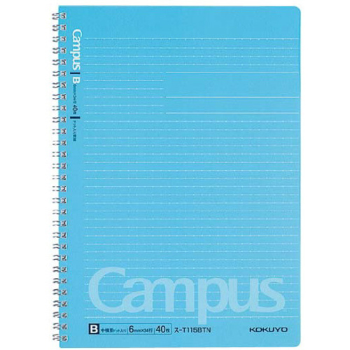 キャンパスリングセミＢ５（ドット罫）　Ｂ罫　４０枚