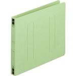 フラットファイル樹脂とじ具　Ａ５横　緑　１００冊