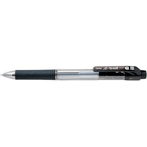 ノック式　ドットイーボール０．７ｍｍ　黒１０本