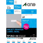 光沢紙ラベル　インクジェットプリンタ用　Ａ４　１５０面　１０枚