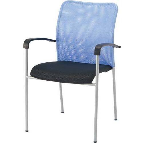 メッシュＭ用チェア肘付　背ＬＢＬ座ＢＫ４脚以上　【組立サービス付】