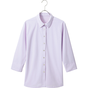 七分袖ブラウスラベンダー　１１号　ＡＲ１５２９－３