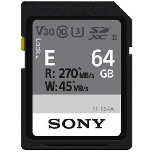 ＳＤＸＣ　ＵＨＳ－２　ＳＤカードＳＦ－Ｅ６４Ａ　【お取り寄せ品】９営業日以内届