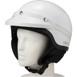 バイク用ヘルメットシルバー　反射２本付　ＬＬ