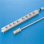工事物件タップ（３Ｐ・８個口・３ｍ）　ＴＡＰ－ＫＨ８－３　■お取り寄せ品