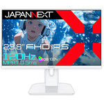 ゲーミングディスプレイ　２３．８型／１９２０×１０８０／ホワイト　ＪＮ－ＩＰＳ２３８Ｇ１２０Ｆ－Ｗ　■２営業日内届
