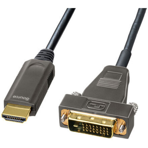 ＨＤＭＩ－ＤＶＩ　ＡＯＣ（光ファイバ）ケーブル・１０ｍ　ＫＭ－ＨＤ２１－ＦＢ１００　■お取り寄せ品