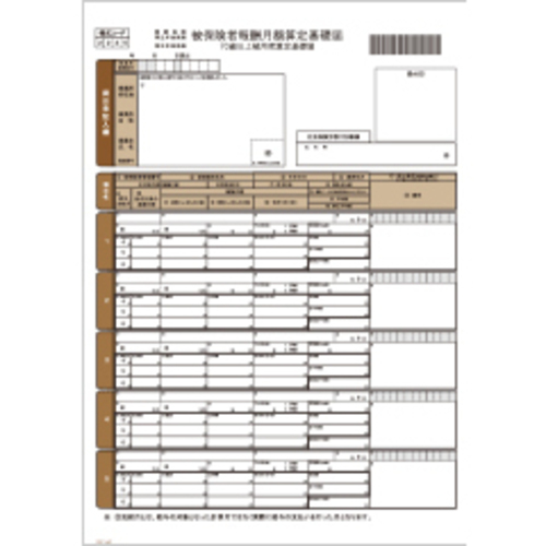 社会保険算定基礎届（ページプリンタ用）　Ａ４タテ／２００枚　ＫＹ－４４７　■お取り寄せ品