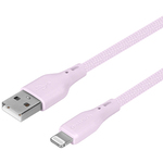 Ｌｉｇｈｔｎｉｎｇケーブル／シリコン／１．５ｍ／ライラックパープル　ＯＷＺ－ＣＢＳＲＬＡ１５－ＰＵＡ　■お取り寄せ品