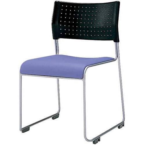 4脚セット】アイリスチトセ スタッキングチェア LTS-110Z ブルー