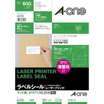 紙ラベル　レーザー用　６面　四辺余白角丸　１００枚