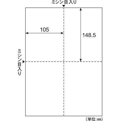 はがき　４面　なめらか　特厚口　２００枚