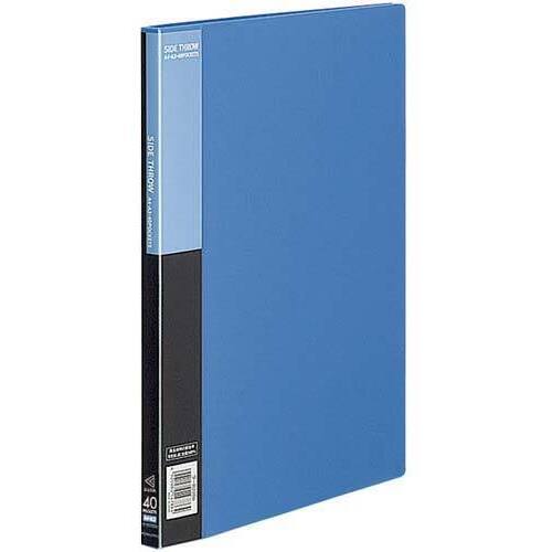 クリヤーブックベーシック横入　Ａ４縦４０Ｐ青１０冊