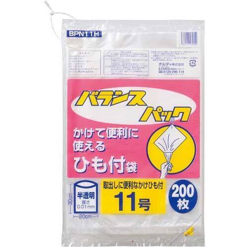 バランスパック規格袋ひも付１１号&times;２５