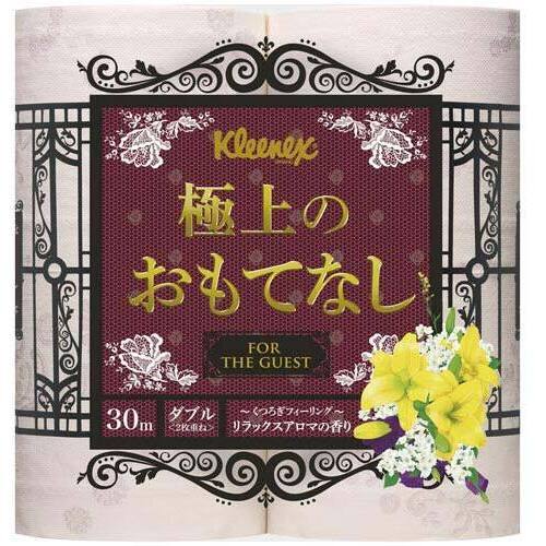 クリネックス極上のおもてなし４ロール３０ｍダブル