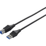 ＵＳＢ２．０　Ａ　ｔｏ　Ｂ　どっちもコネクター　２．５ｍ　ブラック　ＢＳＵＡＢＤＵ２２５ＢＫ　■お取り寄せ品